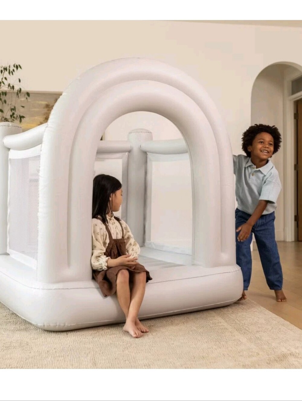 SMOL Mini Bounce House: Polyvinyl Material, Electric Blower